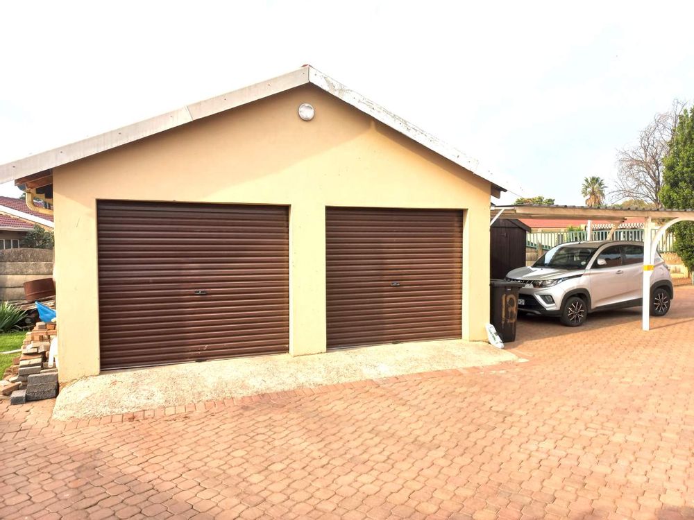spacious double garage + carport
