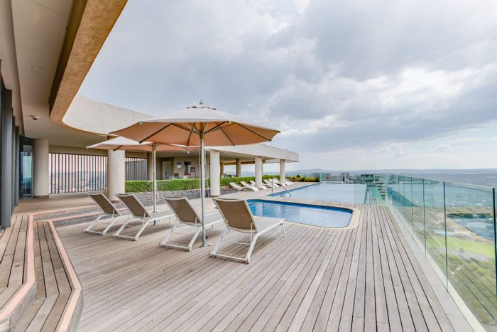 Morningside Apartment To Rent: 1-Bedroom, Rooftop Pool, Gym, Secure Living.