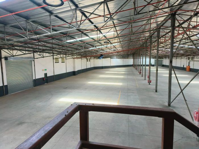 Industrial warehouse in New Germany to rent, featuring office space and security.