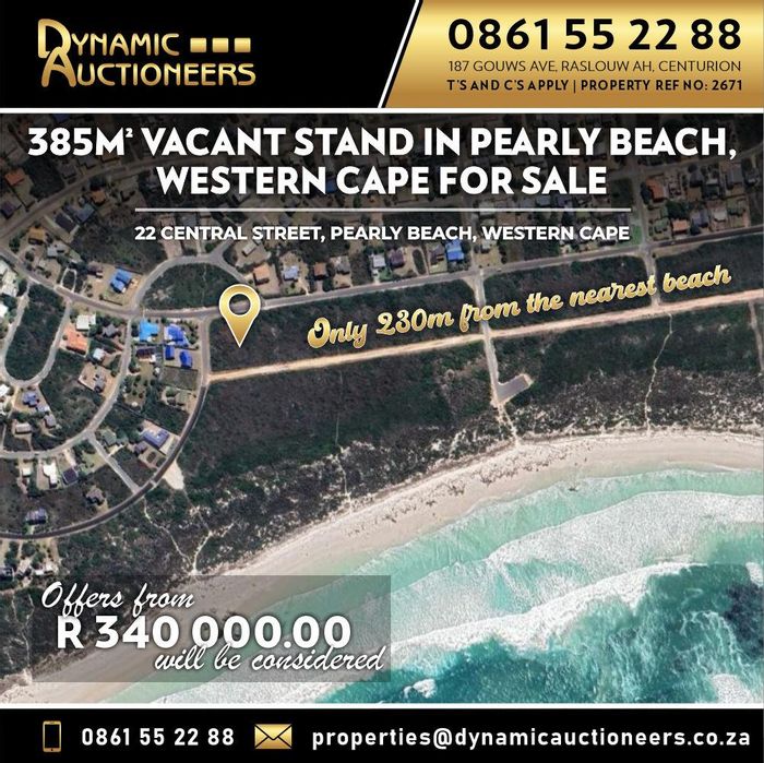 Property #2217995, Vacant Land Residential for sale in Pearly Beach