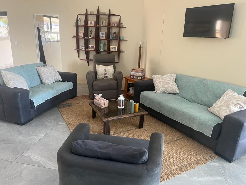 TV lounge area in kitchen