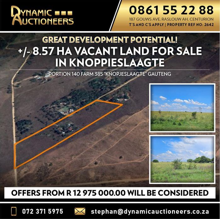 Property #2213106, Farm for sale in Knoppieslaagte