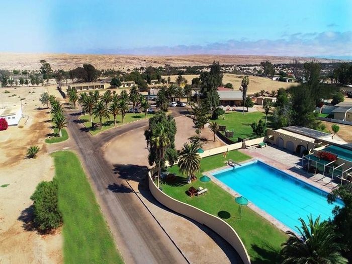 For Sale: Swakopmund River Hotel with Bungalows, Ballroom, Pool, Restaurant, and More!