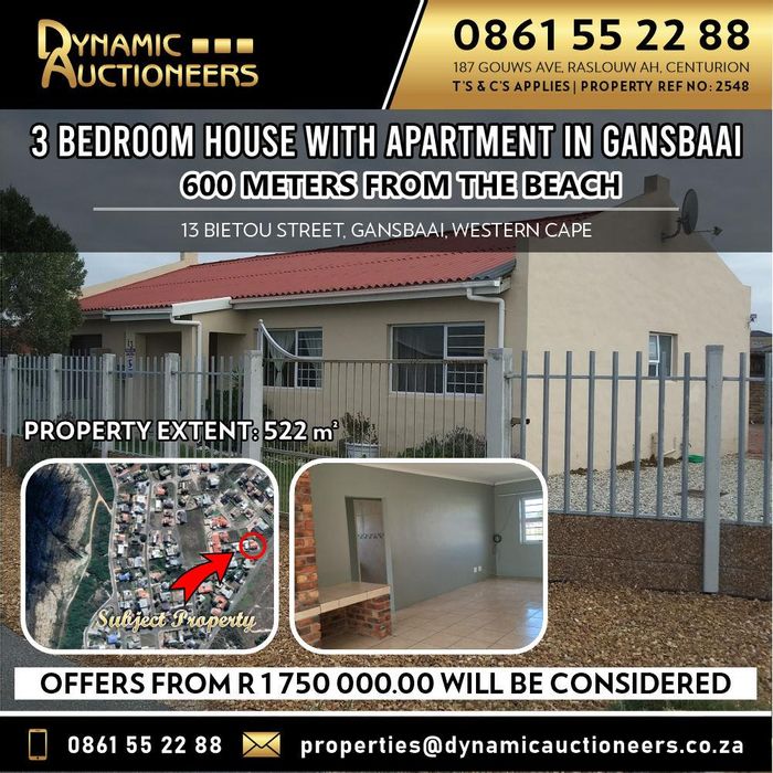 Property #2155378, House for sale in Gansbaai Central
