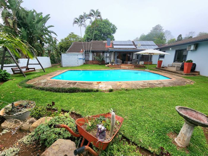 Waterfall House For Sale: Main house, cottage, pool, garden, carports, storage.