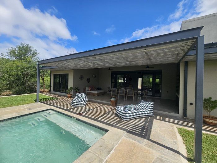 3-Bedroom House To Rent in Zandspruit Bush & Aero Estate with pool and outdoor entertainment.