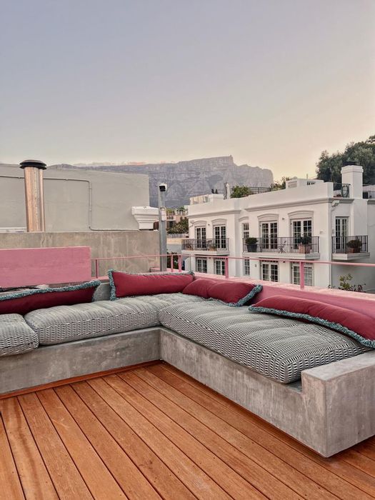 De Waterkant House For Sale: Rooftop deck, pool, security, and garage included.