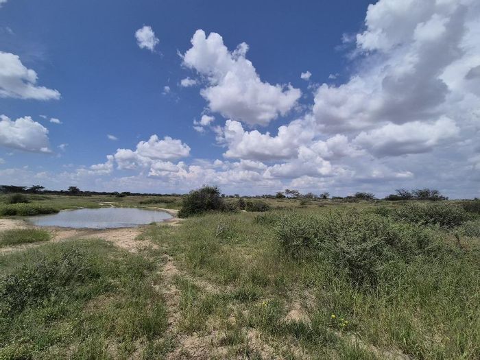 Farm for Sale in Gobabis Central: Equipped for livestock, 3 boreholes, extensive infrastructure.