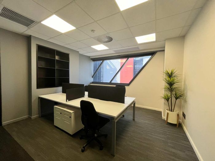 Serviced office space for rent in Umhlanga Ridge with security and amenities.