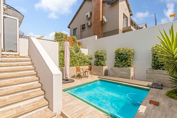 For Sale: Bryanston Cluster with 3 beds, splash pool, and guest suite.