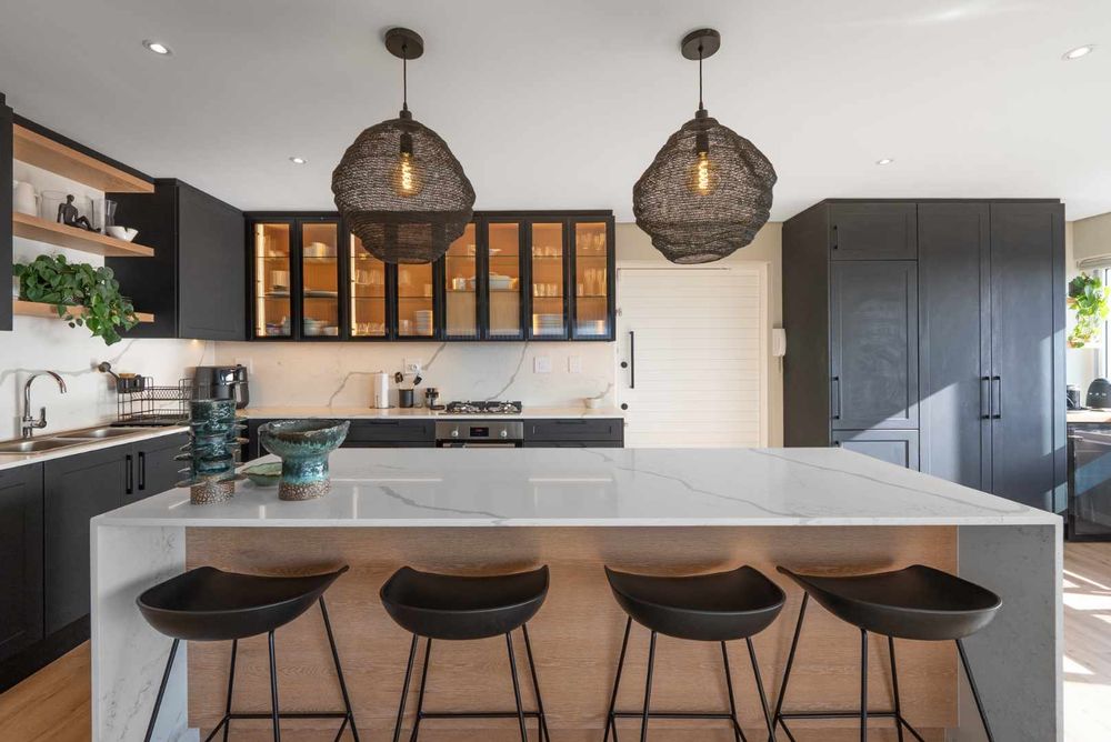 Open-plan kitchen