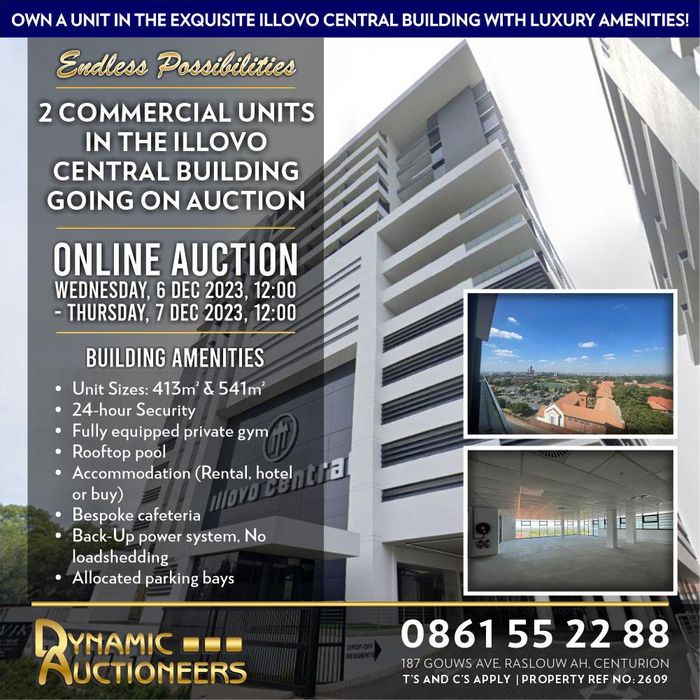 Property #2199350, Office auction in Illovo