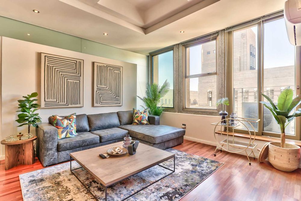 Open plan living space