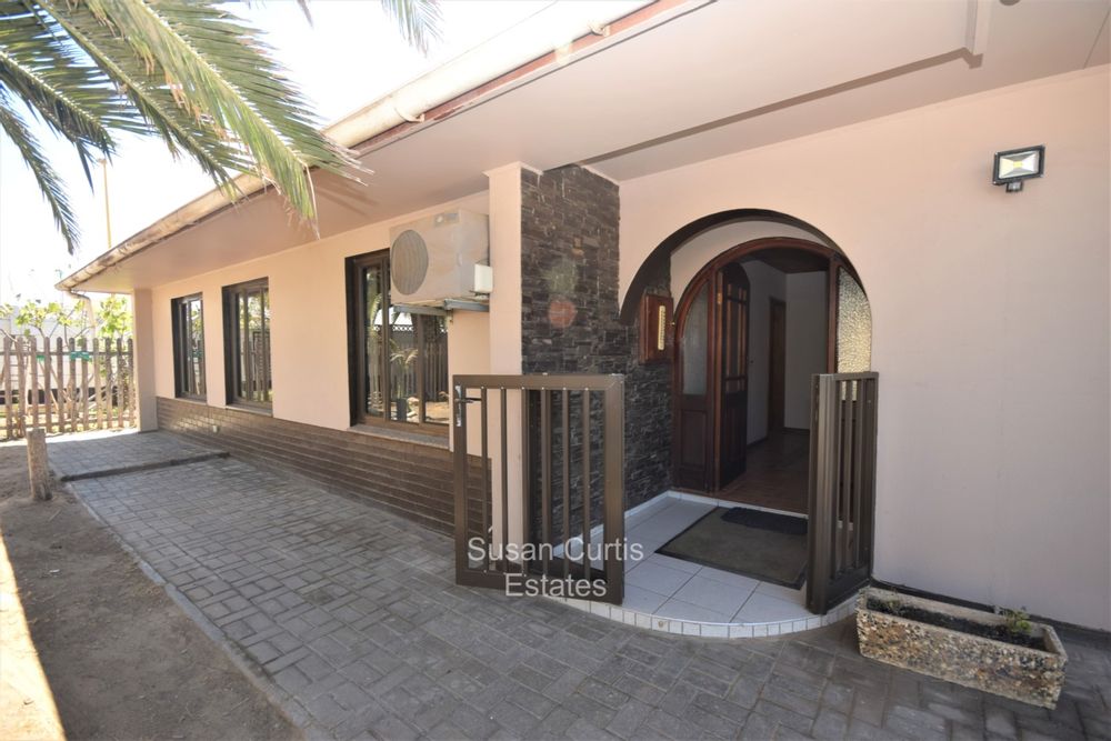 Front door of main house