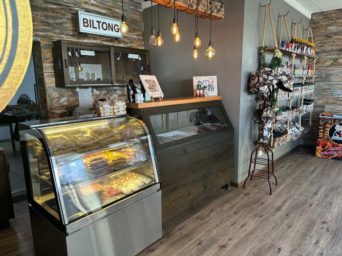 Retail Deli For Sale in Swakopmund Central, equipped with kitchen and display units.