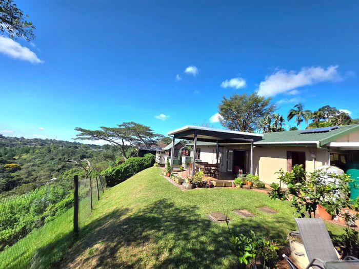 House for Sale in Waterfall: 3 beds, 2 baths, rainwater harvesting, valley views.