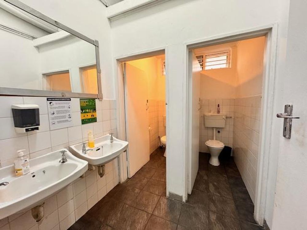 Bathroom with two toilets