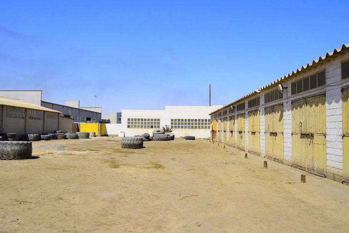 Industrial property for sale in Walvis Bay Central with workshop units and expansion plans.