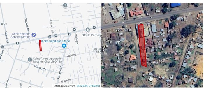 Evaton Central Business For Sale: 4,164 m² land with tenant, prime location.