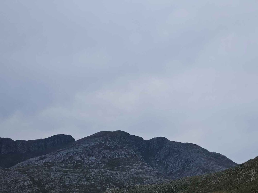 Mountain view from balcony