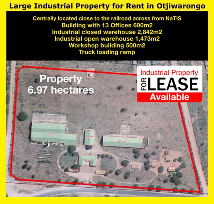 Property #2229206, Industrial rental monthly in Otjiwarongo Central