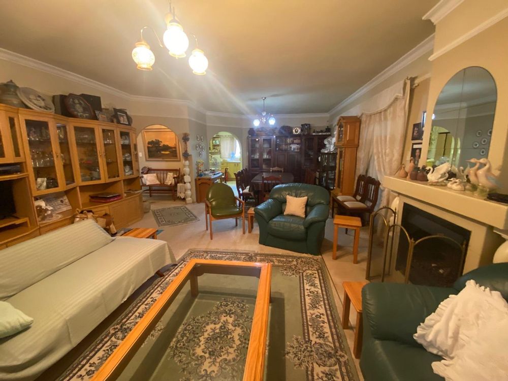 family room and dining area