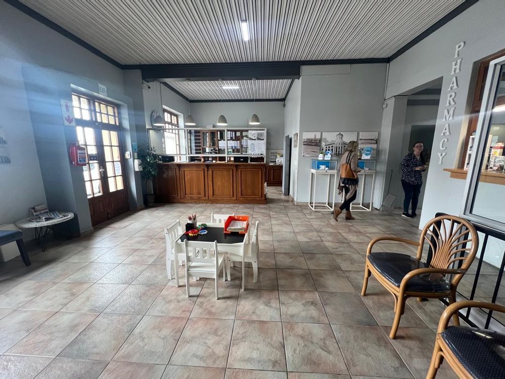 Reception area.
