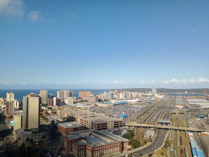 1-Bedroom Apartment For Sale in Durban Central with harbor views and secure parking.