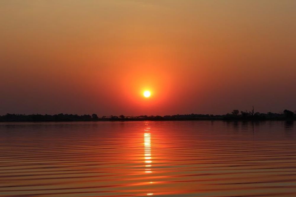 Sunset over Lake Nabizwe