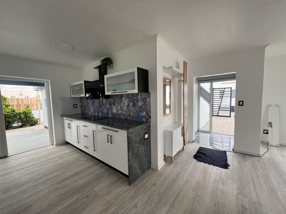 Kitchen and front door