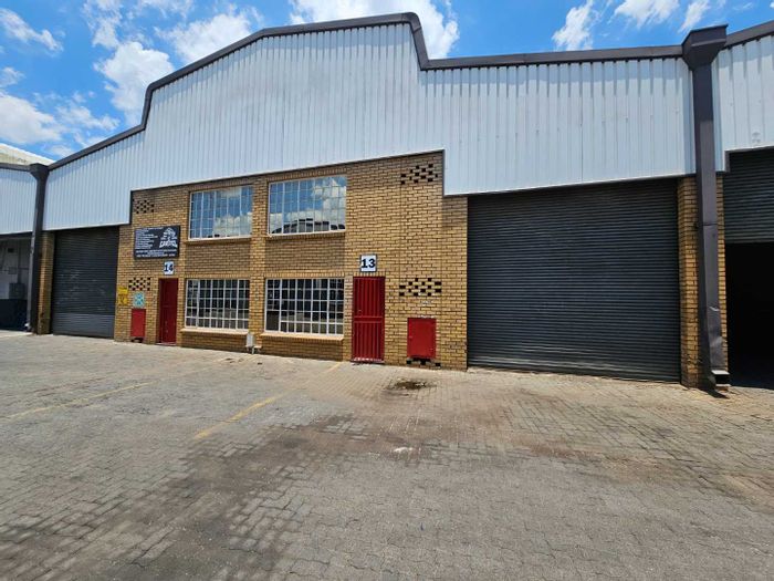 Industrial Mini Unit To Rent in Jet Park with 3Phase Power and Office Space.