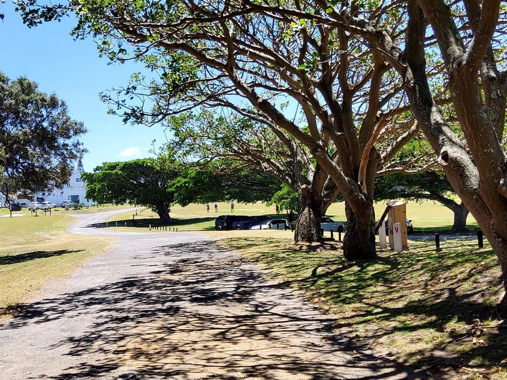 GOLF COURSE AND ROAD TO PRIVATE BEACH AND TO CLUB HOUSE