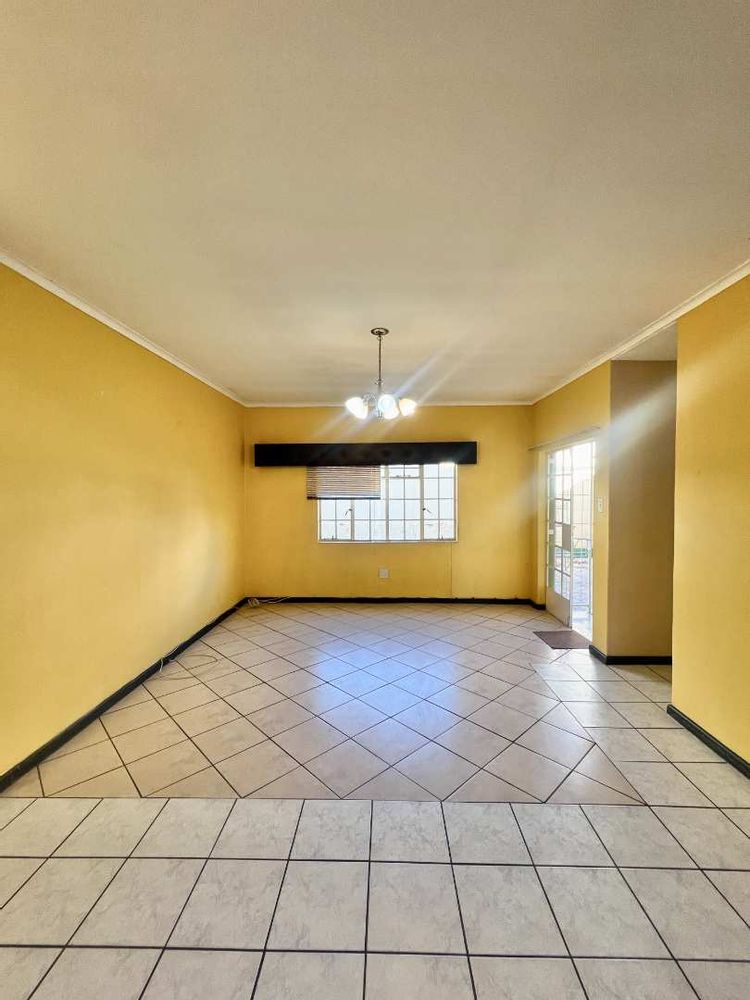 Open plan lounge and dining area