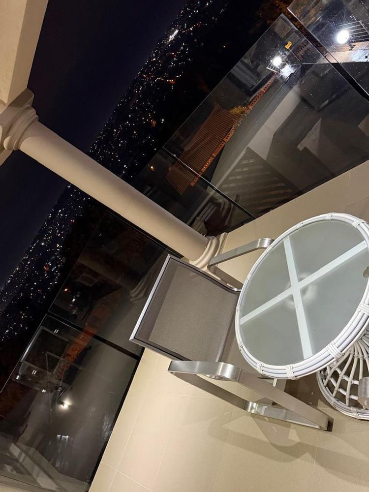 Night views from the main bedroom balcony 