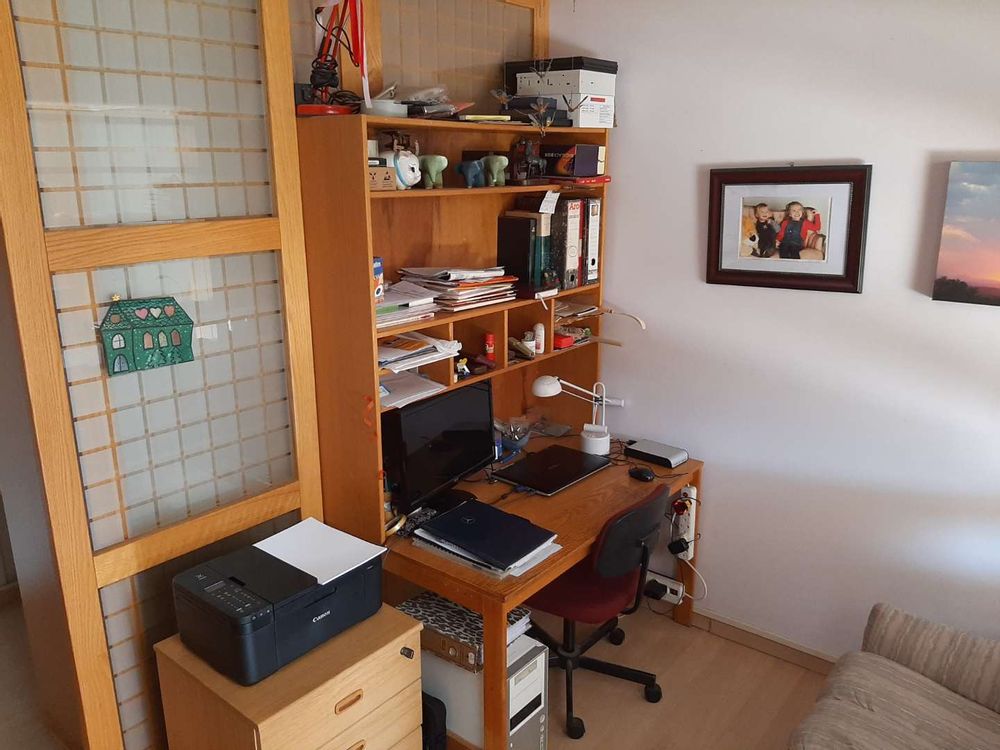 Study area in main bedroom