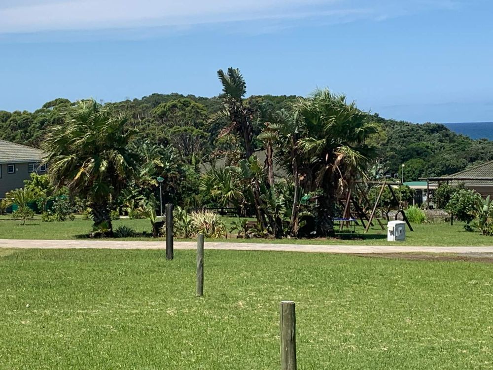 View from the front of the plot over the childrens play area