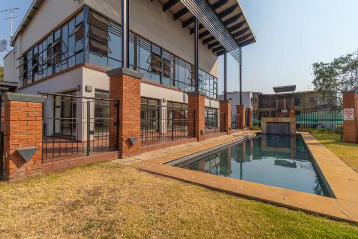 For Sale: One-bedroom apartment in Fourways with balcony, pool, and clubhouse access.