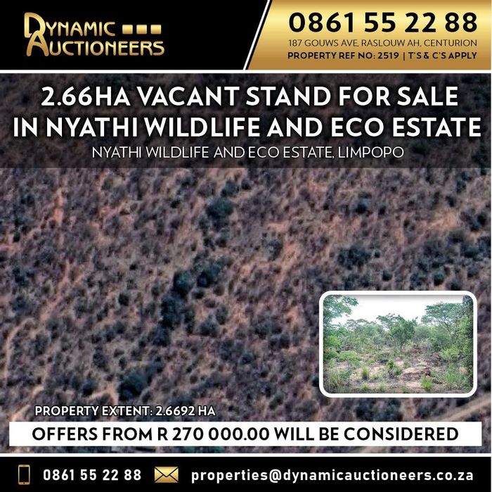 Property #2134221, Vacant Land Residential for sale in Modimolle Rural