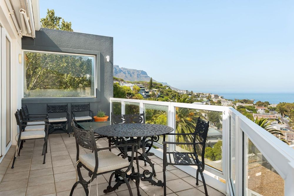 Top level patio with exquisite views