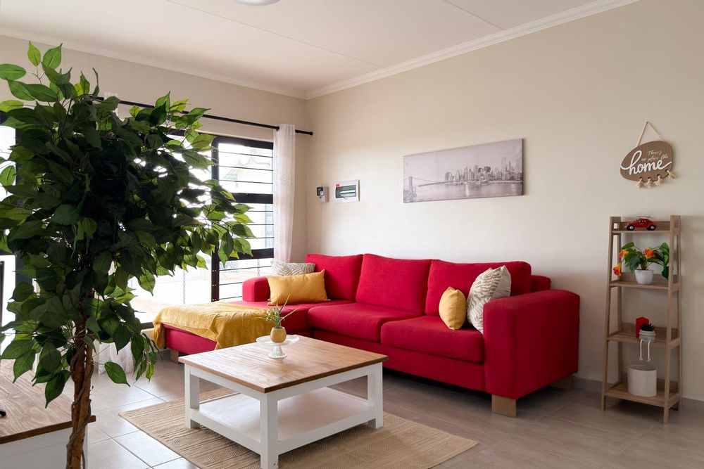 Modern, open-plan living.