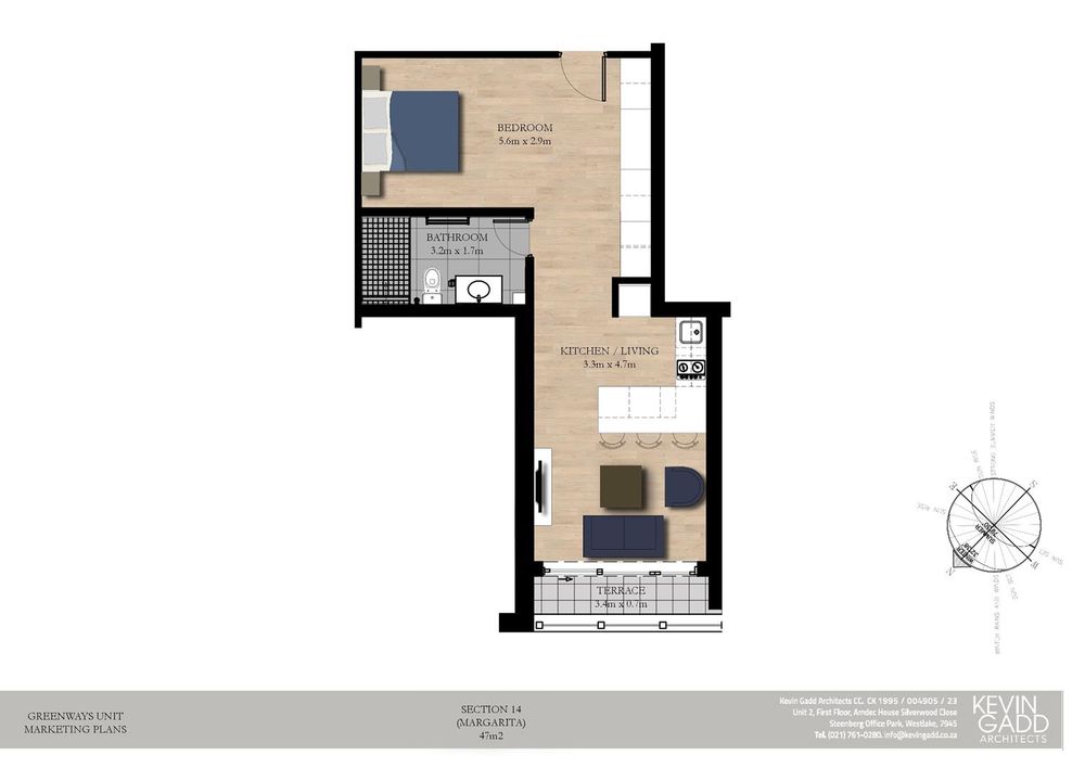 Margarita apartment floor plan