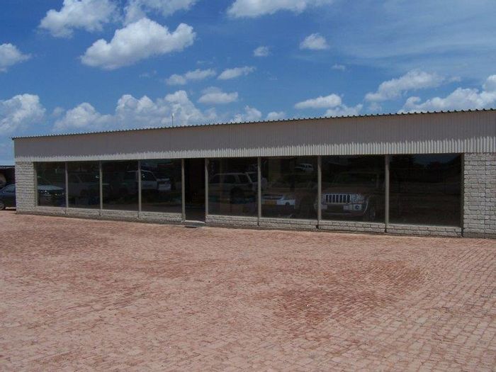 Industrial property for sale in Mariental Central with workshop, house, and campsite.