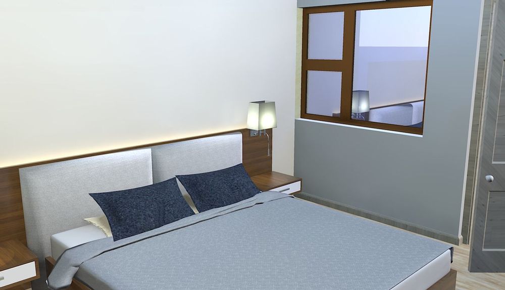 3D image of the bedroom