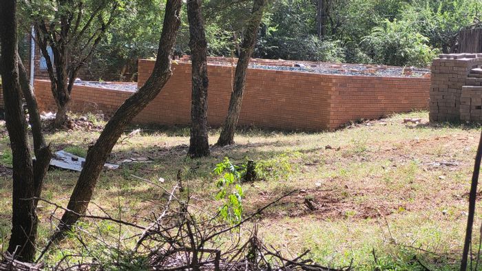 Vacant Land Residential For Sale in Leeupoort Central with approved plans and building materials.