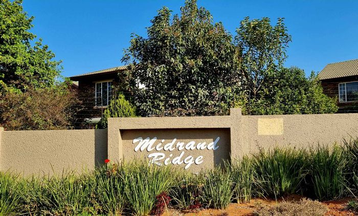 For Sale: 3 Bed Townhouse in Noordwyk with private garden and secure complex.