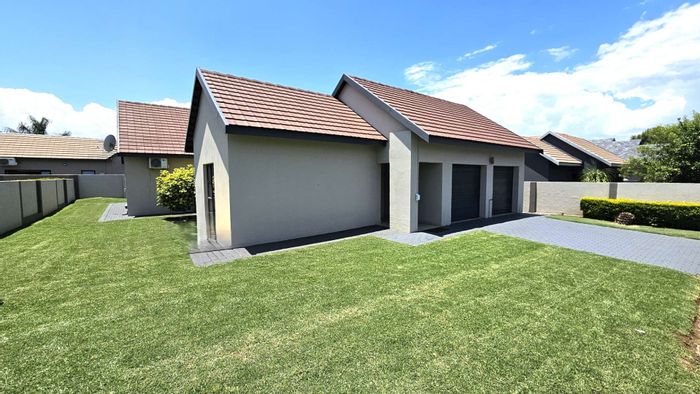 3-Bedroom House To Rent in Melodie: Security complex, patio with braai, double garage.