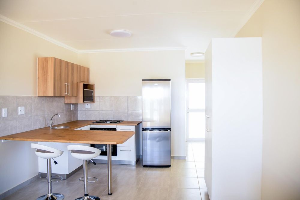 Kitchen with separate scullery.