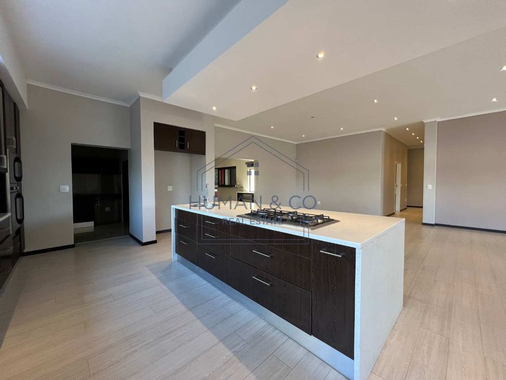 Kitchen // open plan living area view