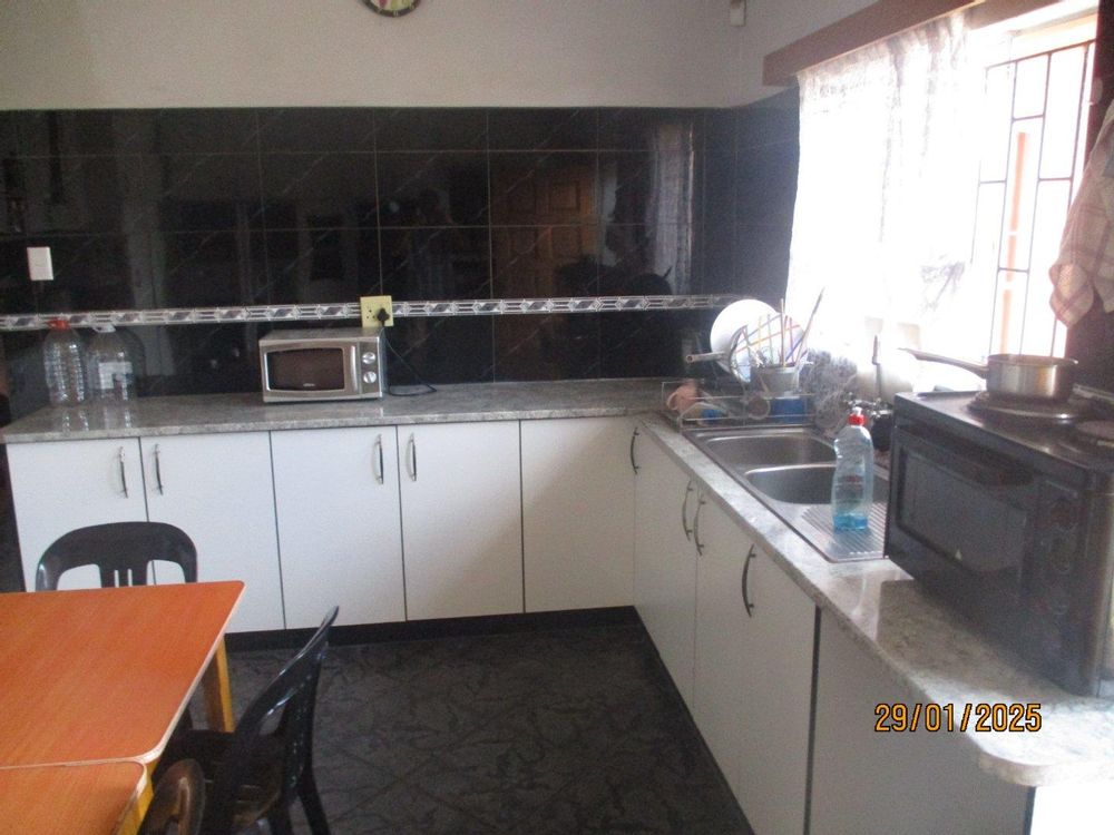 The kitchen do have ample storage space. 