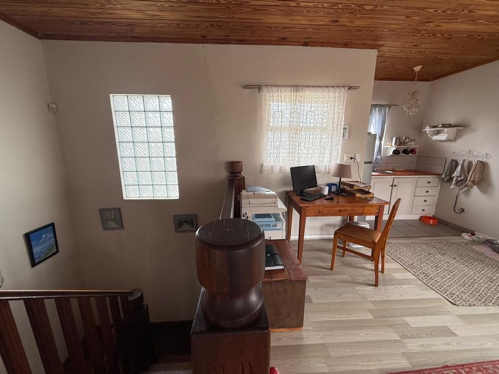 Upstairs Living area and kitchen